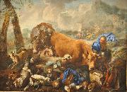Giovanni Benedetto Castiglione Noah's Sacrifice after the Deluge oil painting artist